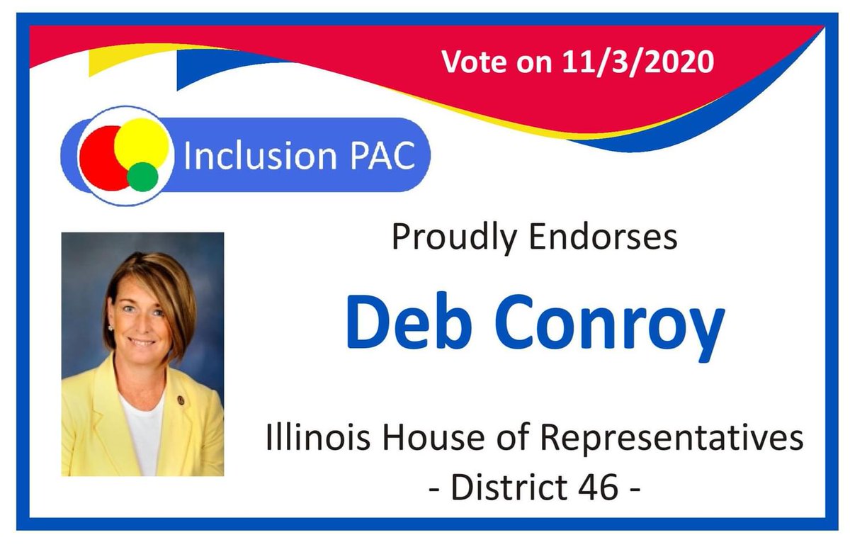 InclusionPAC's tweet photo. IPAC proudly endorses Reps. John D'Amico, William Davis, Daniel Didech @RepDidech, and Mary Edly-Allen @MaryforIL.

https://t.co/0xDZuwA6eG

IDs: Each image endorses a representative, using photos from the ILGA website and a reminder to vote on 11/3/2020 https://t.co/6cf9bPx4qp https://t.co/sAb2ZviCBj