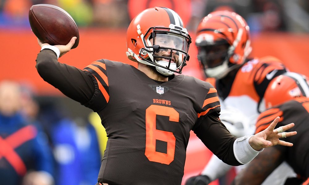 AMLoBBrowns's tweet photo. Your captains for the 2020 season are: Baker Mayfield, Joel Bitonio, Myles Garrett, Mack Wilson, Denzel Ward and Jamie Gillian. https://t.co/k47NzycYtq