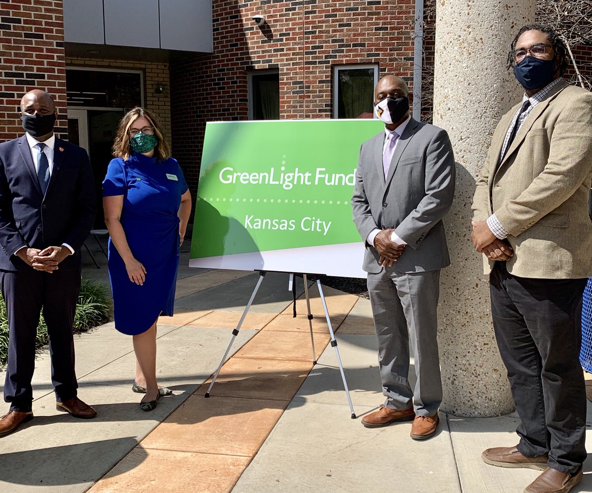 Mayor Lucas and GreenLight Fund partner with HMC-1 on a $1.7 million initiative to support At-Promise students in our district. What a privilege to start the initiative in KC.