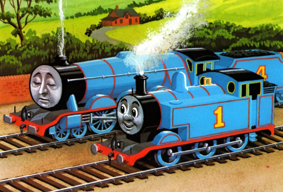 By Really Useful Engines, Gordon is middle aged. Christopher cleverly sets up that Gordon is losing his breath in his first book. This is followed up on in Gordon the High Speed Engine, where his fear of being replaced by an HST is the basis of the book.