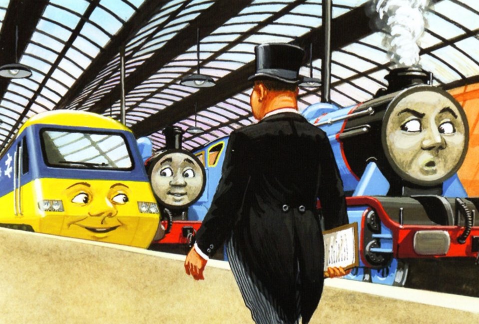 I've talked about this with  @wrduckdog several times and I want to share thisGordon is the protagonist of The Railway Series.He is the only character we follow the ENTIRE journey of throughout the course of the books. In the very first book, he's brand new. He's a hotshot-