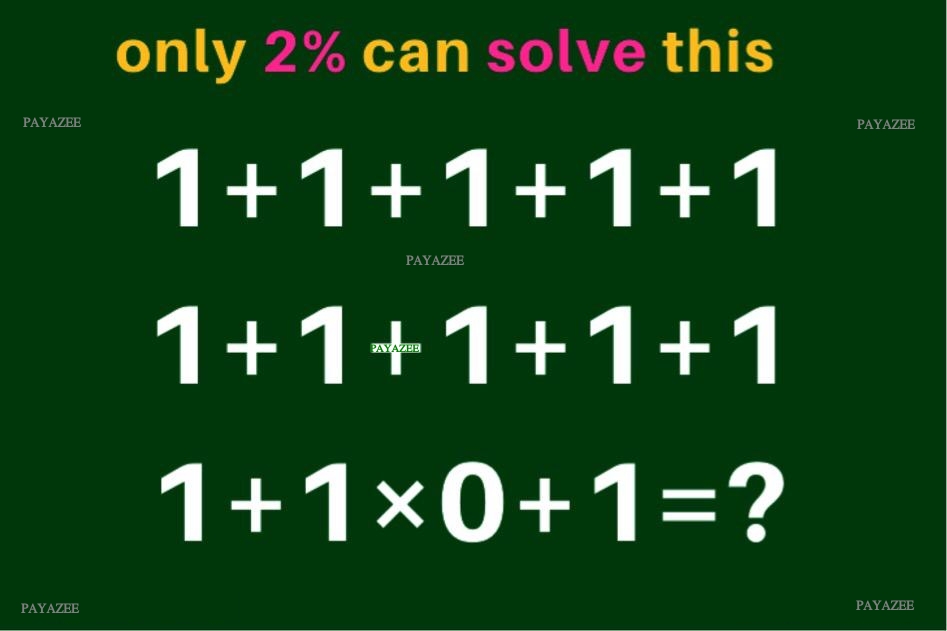 payazee_puzzle's tweet photo. What is the answer to the equation?
Answer - https://t.co/VntrlSOWST
#payazee #puzzle #puzzles #NumberSeries #numberpuzzle #puzzleanswer #puzzletime #genius #brainteaser #braintraining #mindbuilding #mathpuzzle #mathfun #BODMAS #puzzleoftheday #onlyforgenius #Mathematics #maths https://t.co/MblnD1FpM4