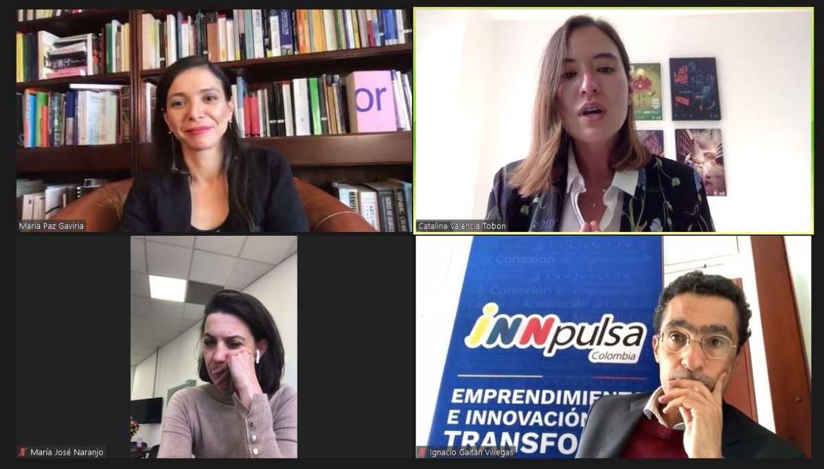 idartes's tweet photo. "Apuntamos a promover los intercambios y encadenamientos productivos entre varios sectores económicos y potenciar la innovación de procesos en el sector artístico que aborden a reactivación de manera creativa y efectiva". @CataValenciaT #BOmmTalk @BOmm_Bogota https://t.co/FK07uad1g7