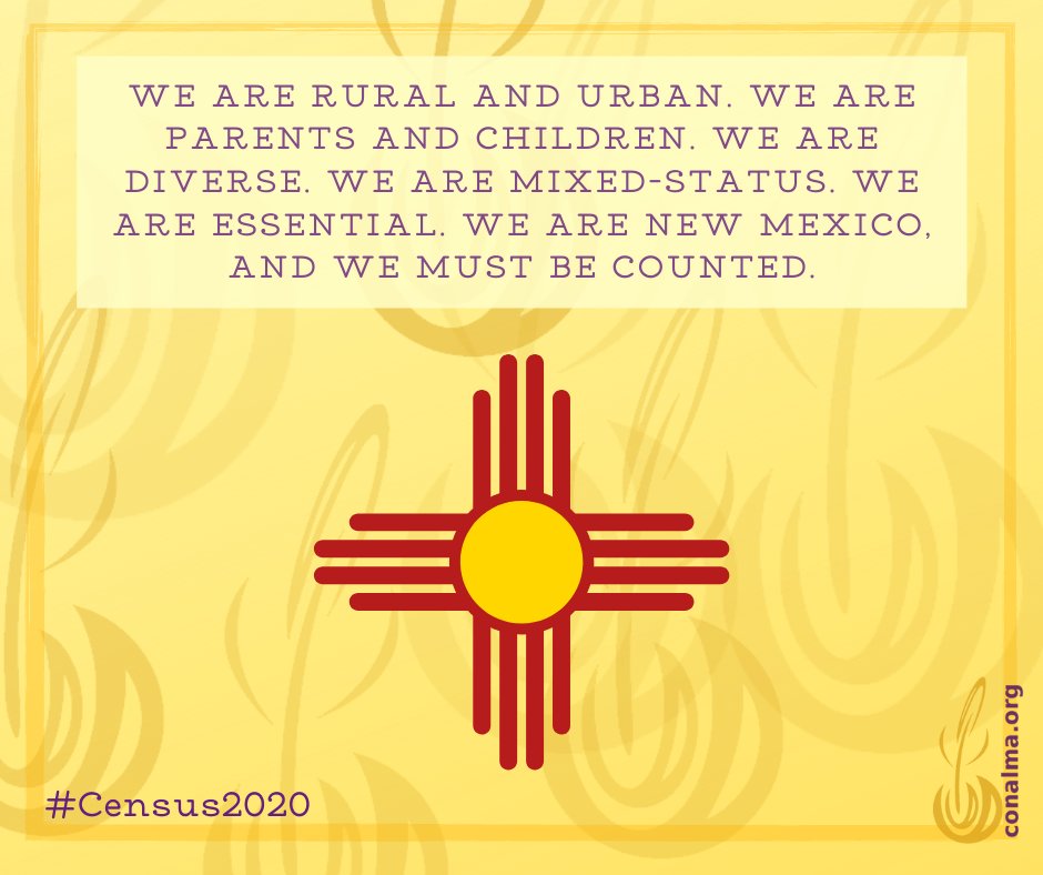 cahfnm's tweet photo. WE NEED YOUR HELP! New Mexico is at risk of a significant undercount in the 2020 Census https://t.co/qpQIcZtbDN @uscensusbureau changed the deadline to September 30 (a full month earlier than planned) #2020Census #Census2020 #CensusEquity #HardToCount #icountnm #completecountnm https://t.co/hmPpXUC0Uu