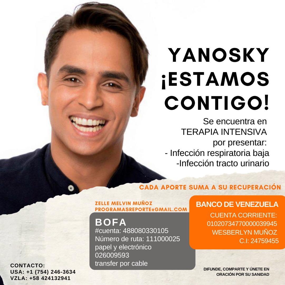 LuisOlavarrieta's tweet photo. Ayudemos a nuestro compañero #YanoskyMuñoz https://t.co/50RxfNgOTQ