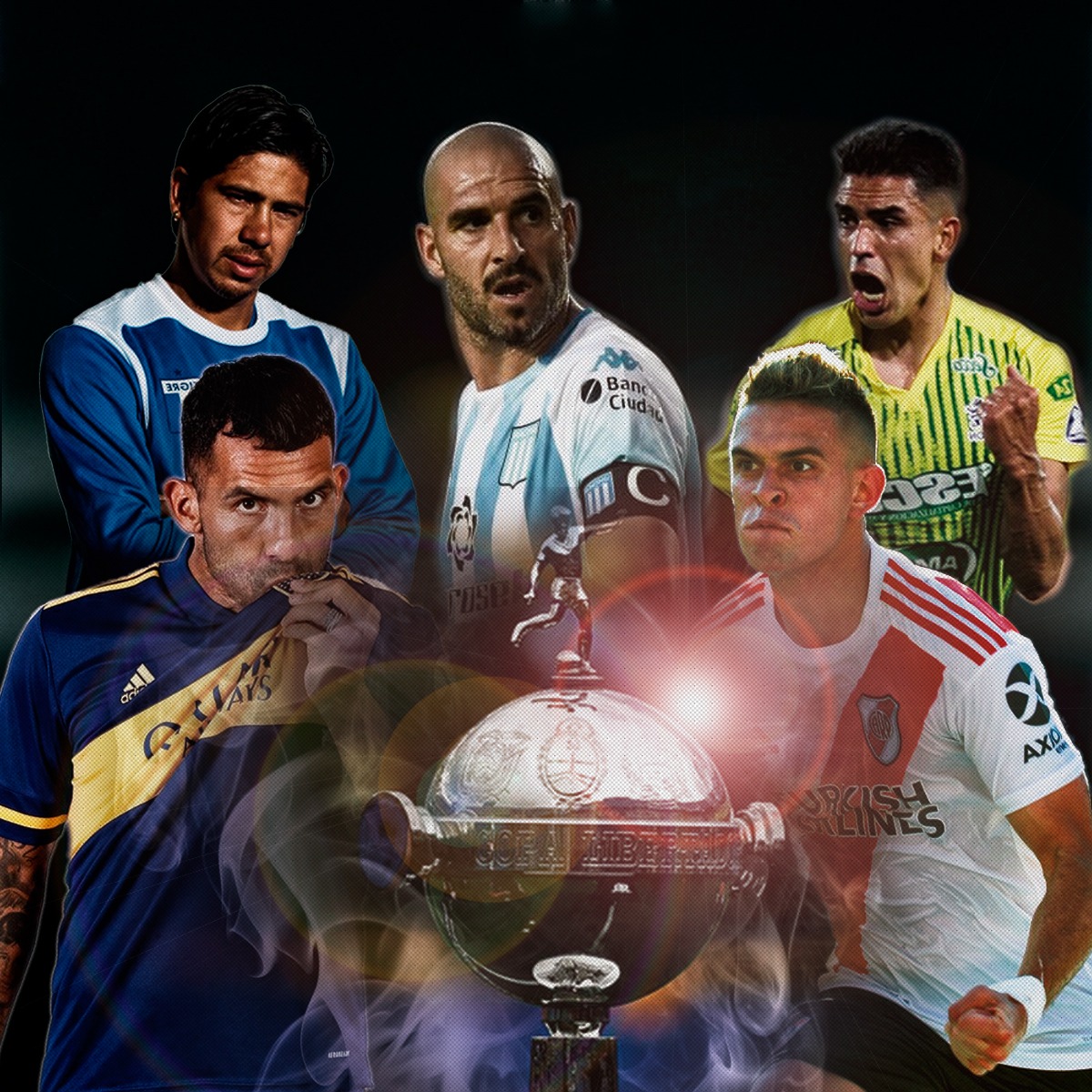 DiarioOle's tweet photo. JUEVES: 8 HORAS EN CONTINUADO DE #LIBERTADORES CON EQUIPOS ARGENTINOS 🇦🇷🏆😍
⚪🔵 17:00 / Racing vs Nacional
⚪🔴 19:00 / Sao Paulo vs River
🟢🟡 19:00 / Defensa vs Delfín
🔵🟡 21:00 / Libertad vs Boca
🔵🔴 23:00 / Guaraní vs Tigre
¡ME VUELVO LOCOOO! 🤪⚽❤️ https://t.co/Bgy4CkWE1a
