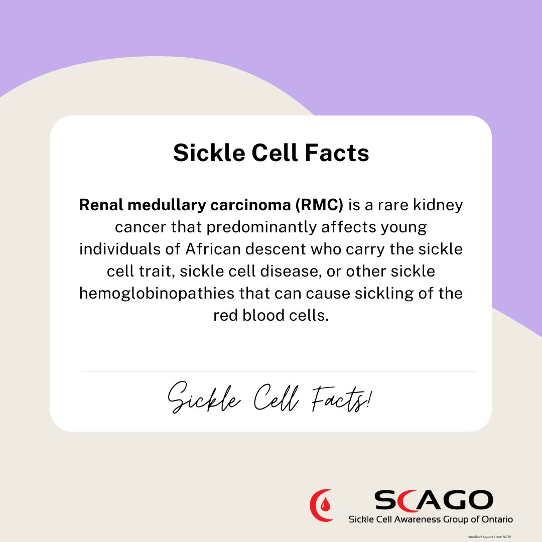 Sickle Cell Awareness Group of Ontario (SCAGO) tweet media