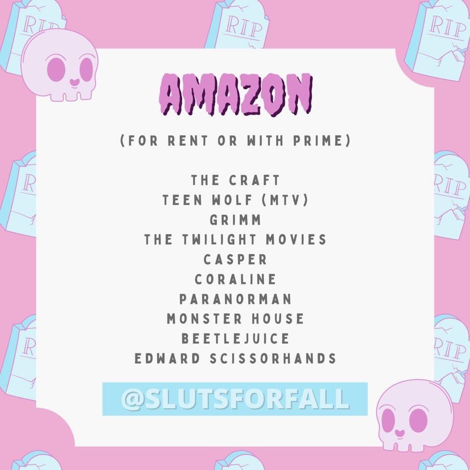 Halloween movies to watch this fall.