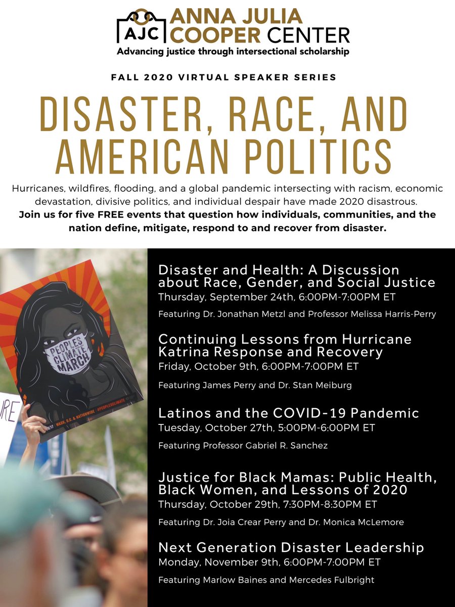 Terrified but determined, I am thrilled to announce the relaunch of <a href="/AJCCenter/">Anna Julia Cooper Center</a> as an independent entity. Leading AJC was the most important work I’ve ever done. One step at a time— we are returning.