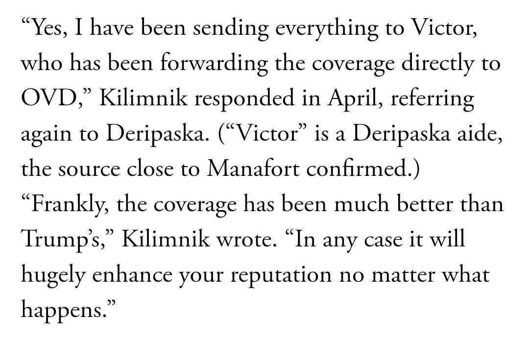5/ April 2016 is significant given this is when Paul Manafort started scheming with Konstantin Kilimnik to use his campaign position "get whole", hoping that Oleg Deripaska and his aide, Victor Boyarkin, would notice. Are these Brennan's Russian Officials?  https://www.theatlantic.com/politics/archive/2017/10/emails-suggest-manafort-sought-approval-from-putin-ally-deripaska/541677/
