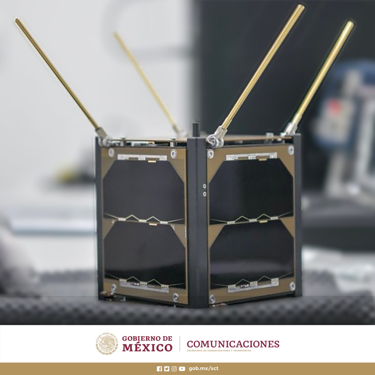 SICTmx's tweet photo. ¿#SabíasQue planteamos la propuesta para la creación de un Sistema de Nanosatélites Latinoaméricanos? 🛰😲👏

El proyecto contiene la construcción del primer #Nanosatélite con la colaboración de los países miembros del CELAC.

Acá te dejamos los detalles: https://t.co/3PfRcpVxZ6 https://t.co/qUQGq1qiNI