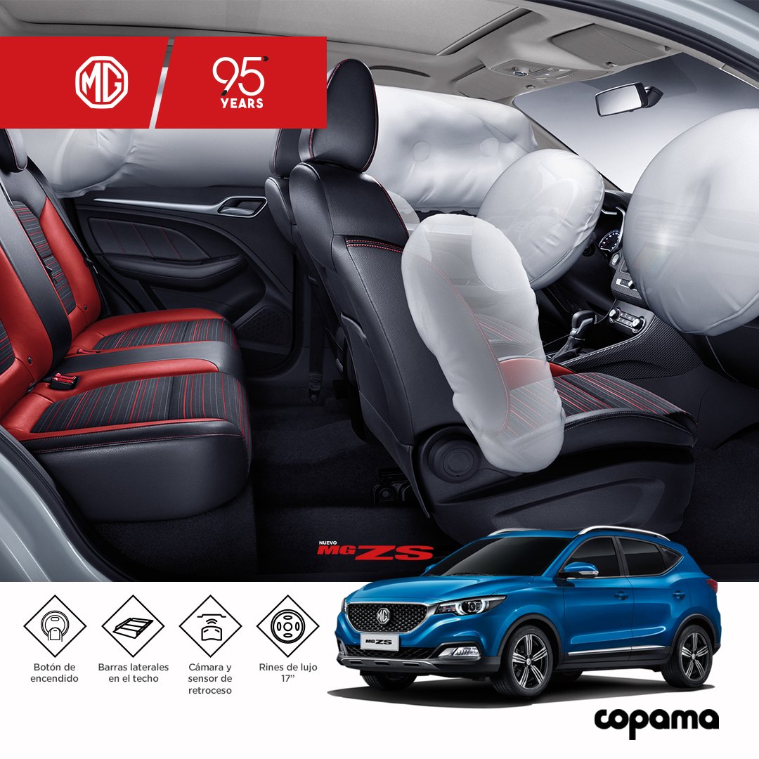 MGpanama's tweet photo. La seguridad es una de nuestras mayores ventajas y en este modelo incorporamos 6 airbags (frontales y laterales).

#mgZs #MGGS #mg3 #copama #quedateencasa #mg2020 #Mglovers #mgpanama #copama #Ilovemg https://t.co/Q3zPf5psn8