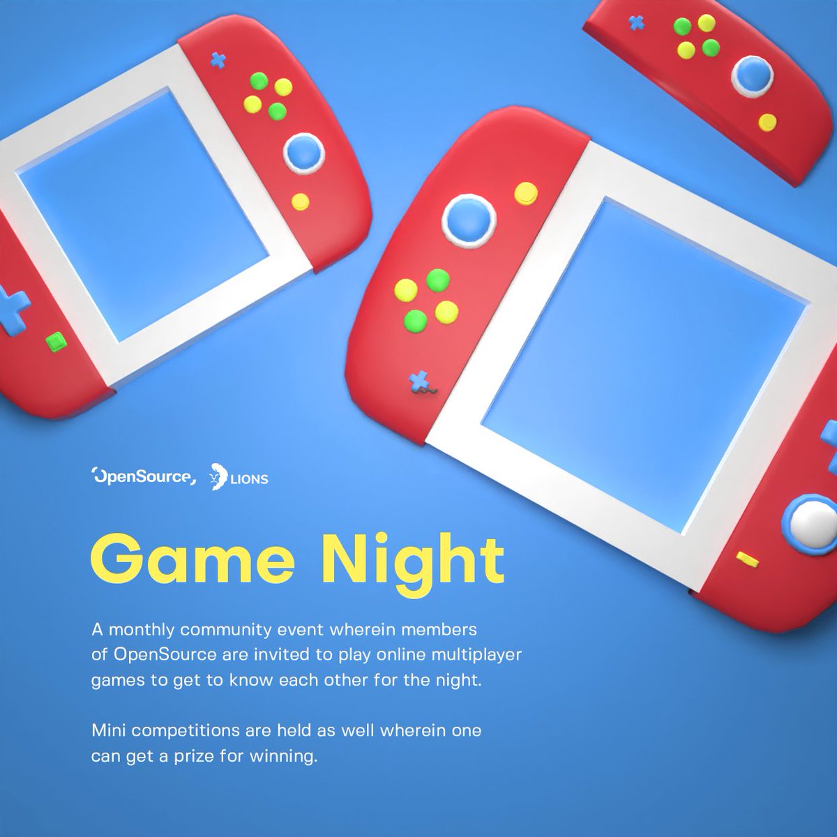 OpenSourceADMU's tweet photo. Hello Sourcerers! Are you all excited for more?

Make sure you sign up at https://t.co/o9IscFk4pE for fun events like:
🧱Workshops 
💻TECHx 
🎮Game nights

We are excited to welcome everyone as we brainstorm, innovate &amp; collaborate in different tech solutions for global problems! https://t.co/3ADQ47Huzv
