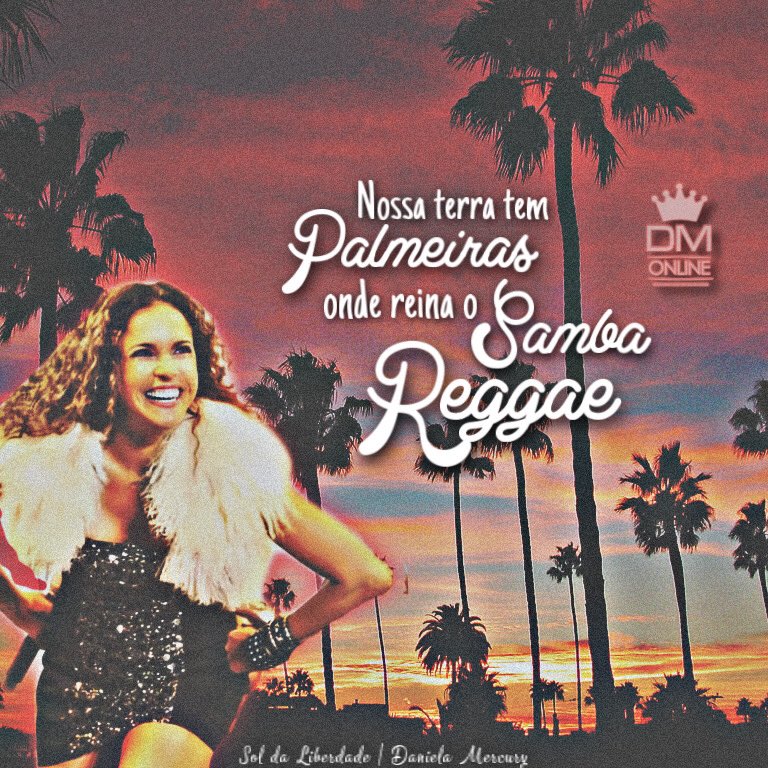 danielaonline's tweet photo. Música: Sol da Liberdade  @danielamercury ☀️ 

Álbum: Sol da Liberdade 💿 

“Brava gente brasileira
Gente boa que se preze” 🎼

• Composição de Daniela Mercury

#DanielaMercury #MiltonNascimento #SolDaLiberdade #DMonline https://t.co/DLc0ZXrtYj
