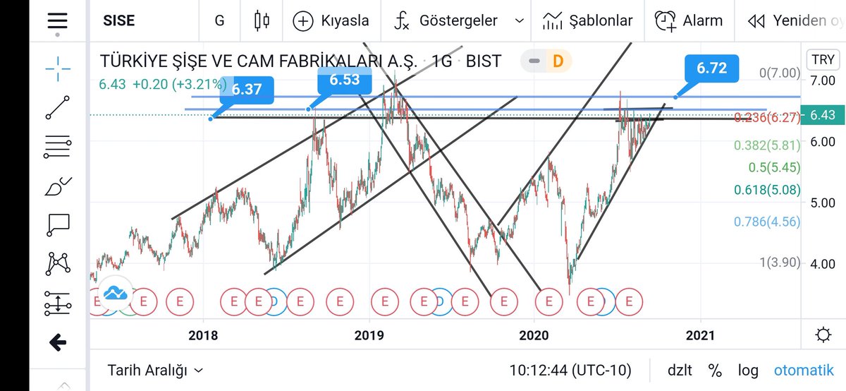 Hi53317372's tweet photo. @berke33327057 @CryptooSun İmdi hocam böyle birşey çizdim sırasıyla sırasıyla 6.53 72 göz kırpmış sanki 7 senin tepene binmem lazım imkanı yok diyor alttada ilk destek yerimiz 6. 37 27 VS macd al RSI 55 G 21 Gün 50 nin üzerine çıkmış ne dersin bist sıkıntı çıkarmaz ise zengin olur muyum teşekkürler hocam😂 https://t.co/qn624pjEef