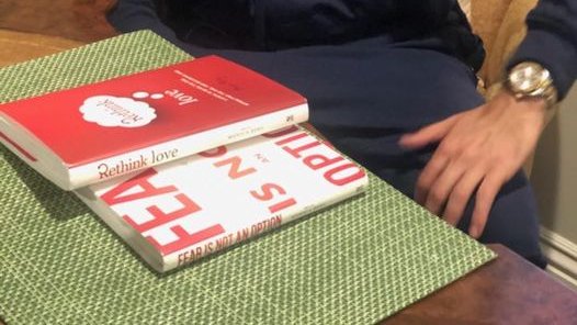 monicaberg74's tweet photo. Trying to subtly give a hint to my 21 year old to read my books 😉 #RethinkLove #FearIsNotAnOption https://t.co/nYACGi9m5Y