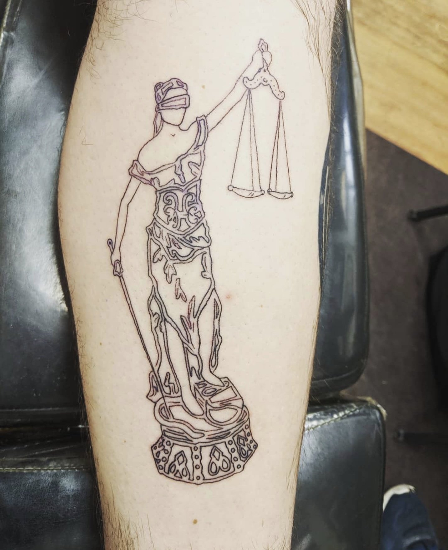 Female Justice Tattoos AND JUSTICE FOR ALL Jerry Magni Tattoo Artist
