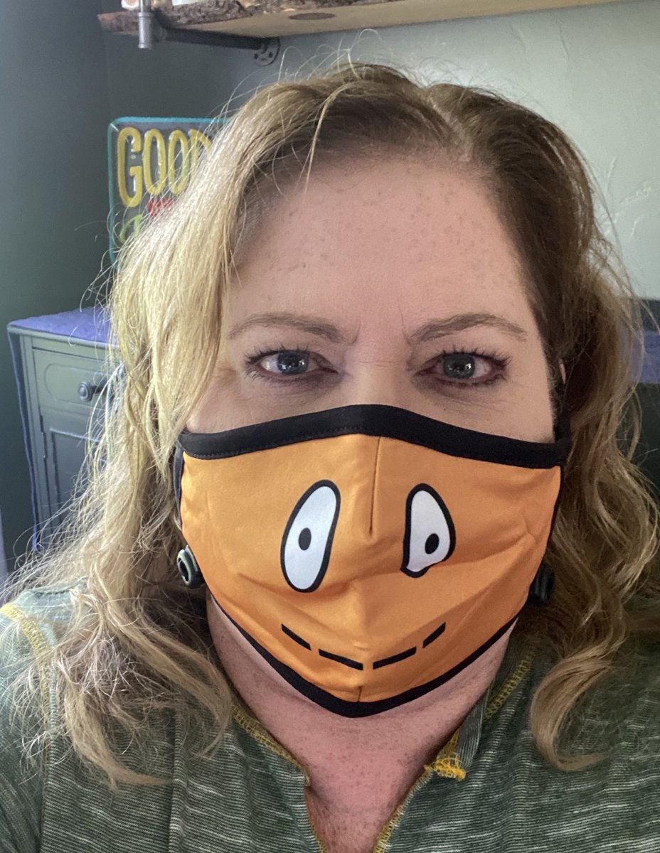 Love my new #mobymask and can’t wait for students to recognize it!!   Thanks so much @BrainPOP!! #BCE #VIBE