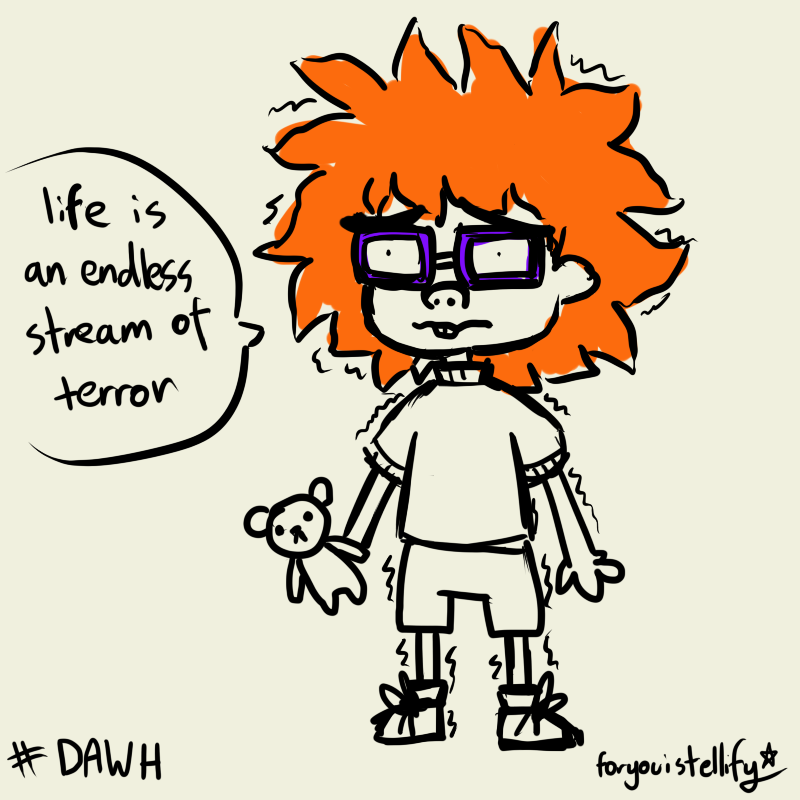 AbiFaeleaf's tweet image. Had an absolute whale of a time drawing along on @HayleyMulch stream! The theme was Rugrats characters! #DAWH