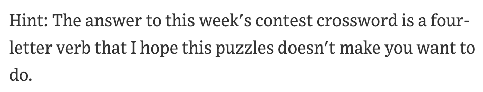 After solving the WSJ meta crossword this weekend, I'm wondering if this mis-pluralization was intentional. I really hope so! @metabymatt