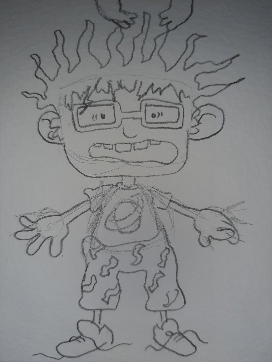 Gwoopington's tweet image. Some of my sad attempts at drawing Rugrats characters from memory with HayleyMulch on Twitch.
#DAWH