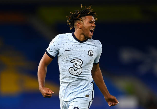 cfcsnaps's tweet photo. Reece James celebrates his thumper of a goal against Brighton [14.09.20] #CFC https://t.co/q885sGuYYf