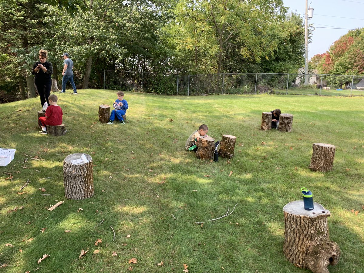 I am so excited! I have always wanted to have a real outdoor classroom here at Salem. Now we finally have a really good start to one. What else do you think we should add?