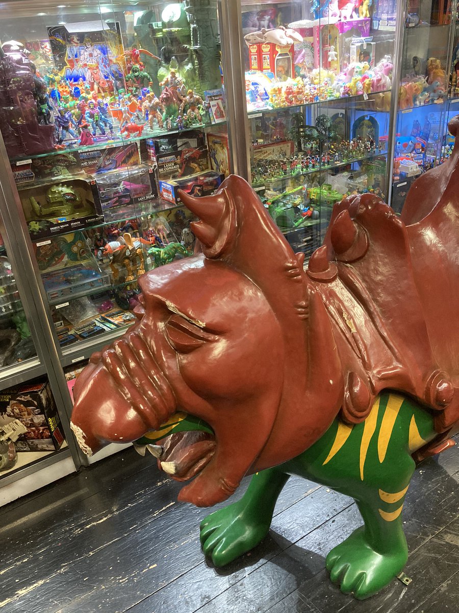 Monkeysemporium's tweet photo. Open Wednesday Friday Saturday and Sunday 12-4 #Battlecat #heman #vintagetoys #toys #vintagetouslondon #camdenmarket #vintage #starwars #geek #gifts #birthdaygifts https://t.co/vvxDyQ45nK