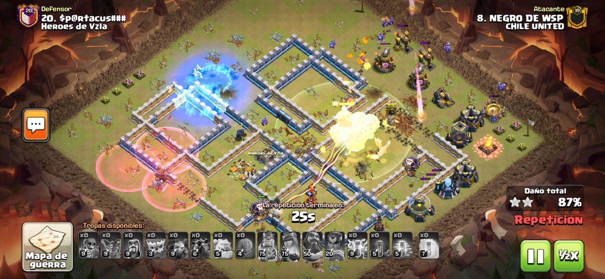 Creen que con esto muestran ser muy superiores..?..pleneando aldeas que estan lejos de estar al maximo... Haciendo cosas como estas creen que su clan alcanzara sus objetivos?.. Ridiculos...eso son, respeto ante todo señores. 
<a href="/CHILEUNITEDCoC/">CHILE UNITED</a>