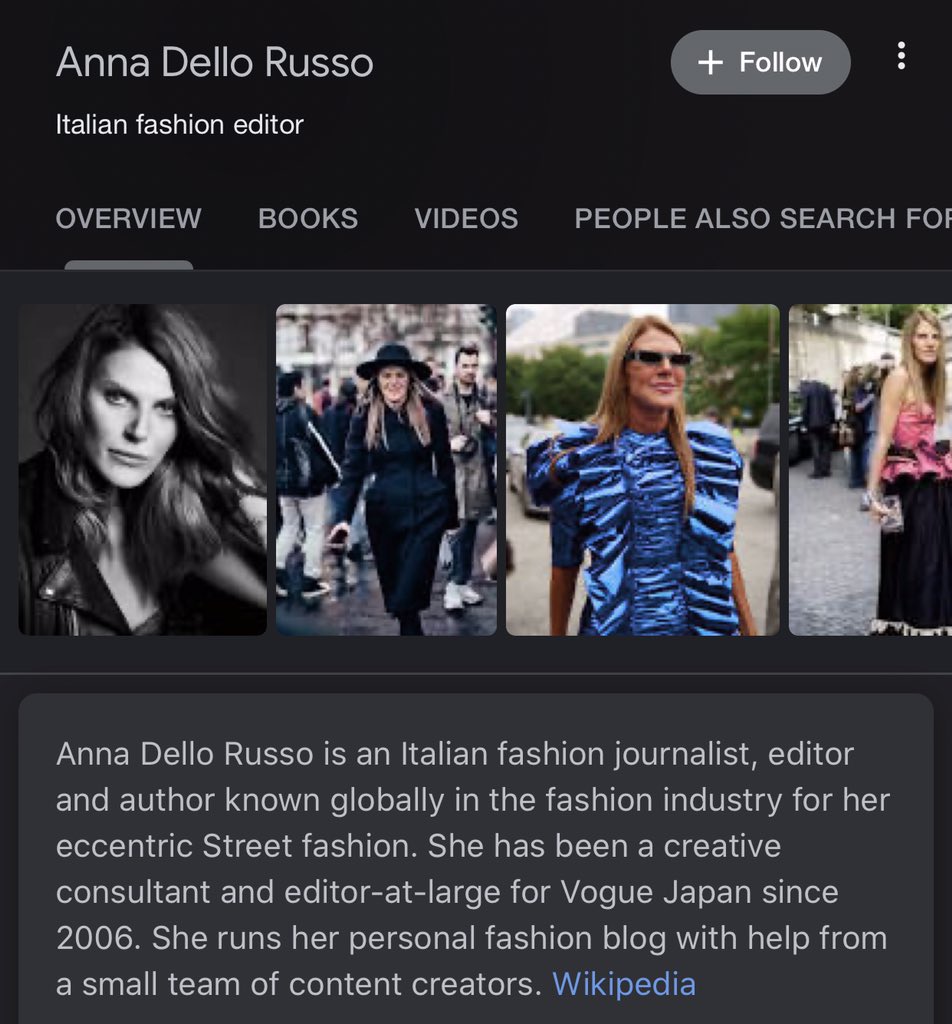 [THREAD]ANNA DELLO RUSSO(Italian Fashion Editor)