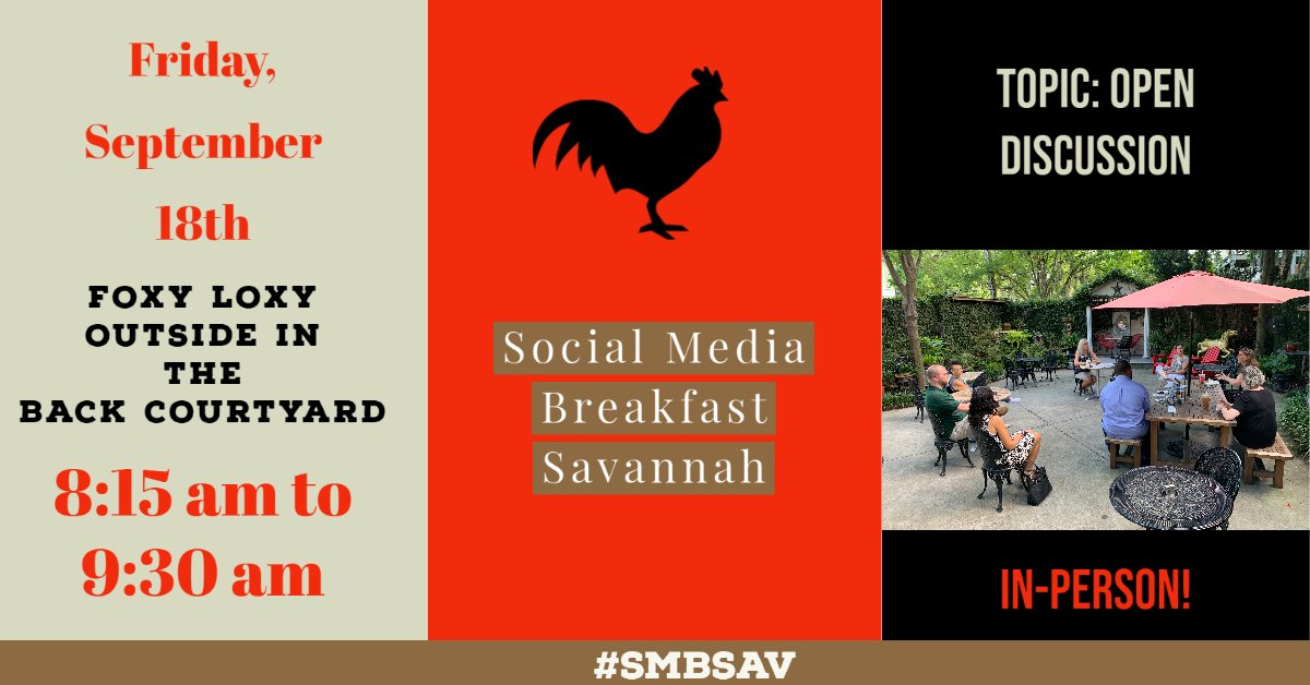 socmedbreaksav's tweet photo. Sept SMBSAV In-person meeting @FoxyLoxy 🦊 - https://t.co/t8CCrBHEi4 https://t.co/aQRiks1UZW