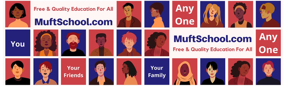 MuftSchool's tweet photo. https://t.co/nyQB5ktBIv is an ed-tech initiative by Internationally acclaimed and International award-winning social entrepreneur, innovator &amp; educationist Rohayl. Anyone can learn anytime, anywhere, anything, at any age for free.

#EducationForAll #MuftSchool #ShareToAware https://t.co/9hYdT2oTaA