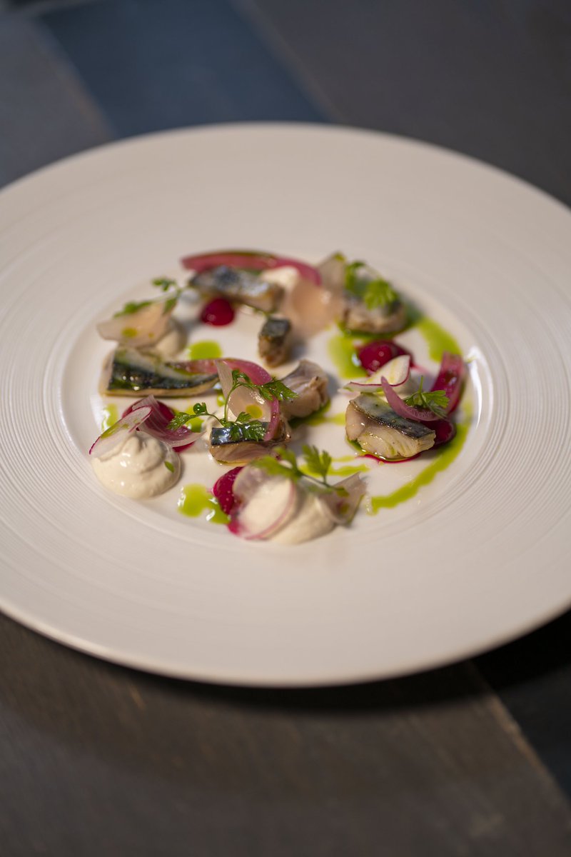 lbwinebeast's tweet photo. NEW MENU: Seared Mackerel Fillet, Xérès vinegar and beetroot condiment, horseradish cream 😊😋 #foodlover #hkfoodie #bistro https://t.co/a7fkeLps1g