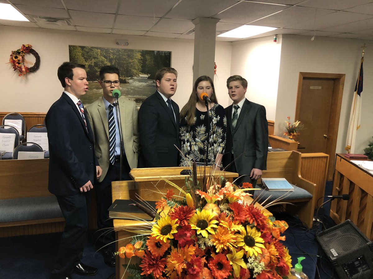 Enjoying preaching Revival at Temple Baptist in Martinsville VA for Pastor Don Reynolds. <a href="/TerryLLawson/">Dr. Terry L. Lawson</a> family blessed us with singing.
