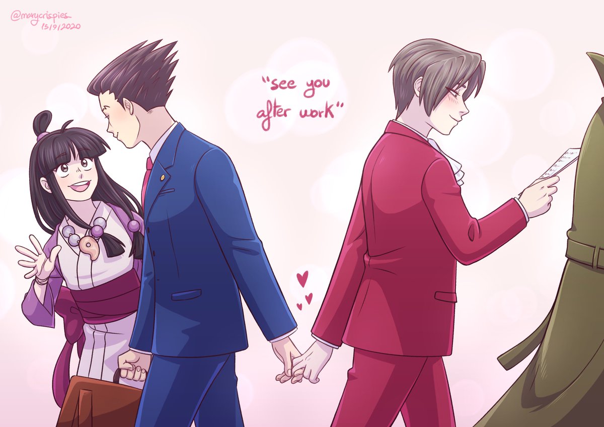 They are so cheesy, Your Honor ?

#narumitsu #AceAttorney 