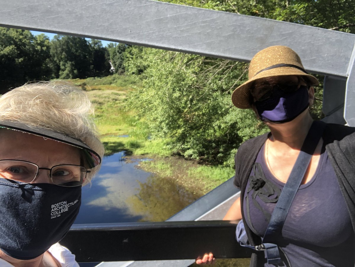 JudyNitsch's tweet photo. Thanks to the @TheBACBoston for the mask! #BeeSmartWearAMask! https://t.co/YnKedWx77N