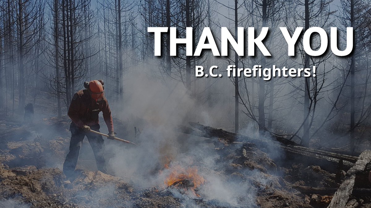 Dozens of BC firefighters lending a hand in the US + hundreds more prepared to deploy.

800+ put up their hands to leave their own families so they could keep others safe.

Not to mention, <a href="/NewWestFF/">New Westminster Firefighters</a> who worked all night.

It speaks volumes. Thank you for your dedication. 🙌