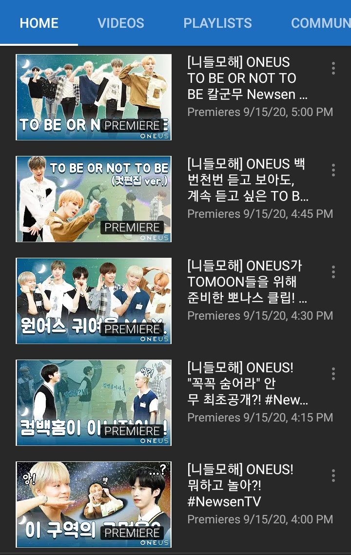 Additional schedule: Apparently, we have 5 video contents from  #ONEUS to be released later by Newsen! It's their segment "What are you guys doing?" where they'll play games, do aegyo and more!Please look forward to it! ^^ @official_ONEUS  #원어스  #LIVED  #ONEUS_SCHEDULES