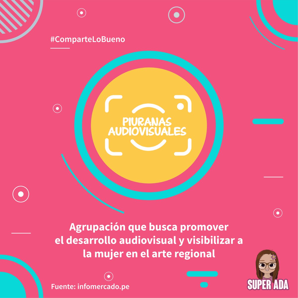 SuperAda_Game's tweet photo. #ComparteLoBueno Colectivo conformado por artistas audiovisuales tanto profesionales como aficionadas de la región nace con el fin de visibilizar el trabajo de las mujeres en este sector.
Puedes leer el artículo completo aquí:
https://t.co/KTVcNFWsj3 https://t.co/IXTF0V9QEp
