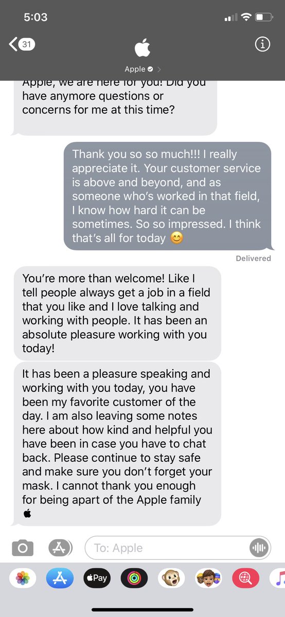 kronchshell's tweet photo. @AppleSupport please give this person a raise and their very own cake and maybe a nice bottle of champagne okay i’m actually crying https://t.co/MtqmqXZ2jU