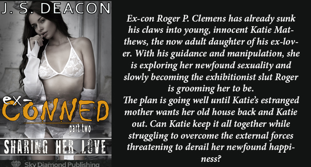 Woot! Ex-Conned Part Two: Sharing Her Love, my latest scorching hot story of corruption, exhibitionism<a href="/tag/erotica"class="tags"><span>#erotica</span></a><a href="/tag/exhibitionism"class="tags"><span>#exhibitionism</span></a><a href="/tag/lprtg"class="tags"><span>#lprtg</span></a><a href="/tag/sstrg"class="tags"><span>#sstrg</span></a>