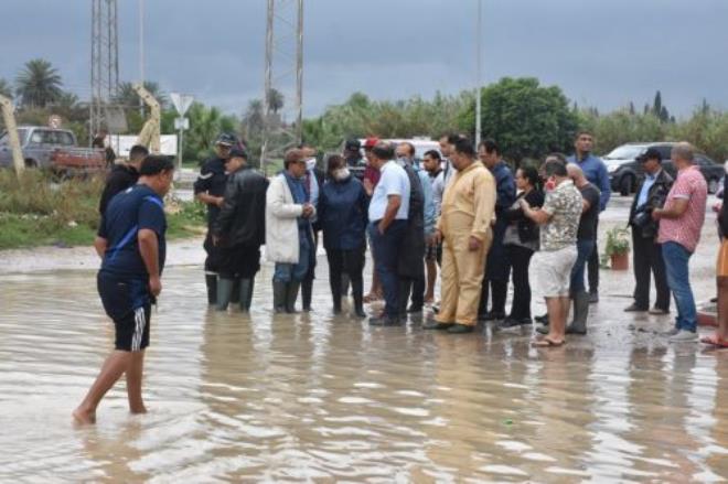 TapNewsAgency's tweet photo. #Tunisia: #Sousse governorate on Monday saw heavy rains, especially in #KalaaSghira, #KalaaKebira, #Akouda, #HammamSousse, Sousse city and Sidi Abdelhamid, prompting creation of crisis response unit within governorate to coordinate interventions of different stakeholders. #TAP_En https://t.co/ybhBB3DyVW