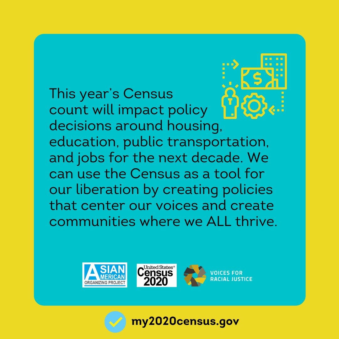 aaopmn's tweet photo. This year’s Census count will impact policy decisions around housing, education, public transportation, and jobs for the next decade. Too much is at stake. This is our last chance to make sure #OurFamiliesCount for the next 10 years: https://t.co/p61Kpgi3yt https://t.co/hPMTmstWnf