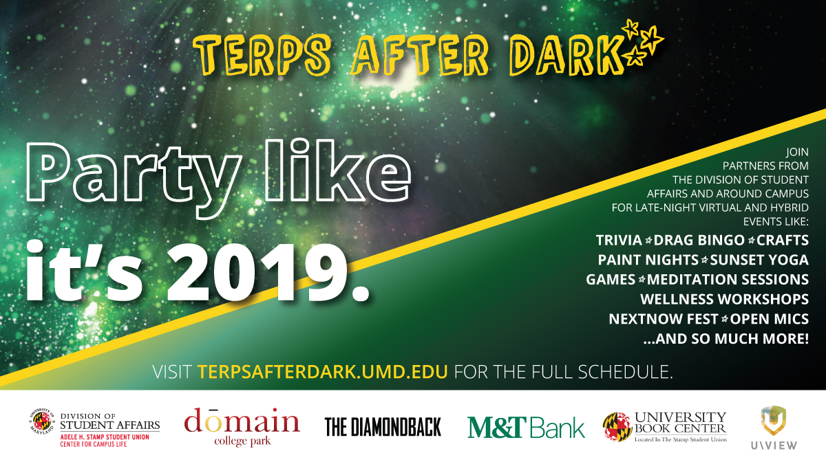 thedbk's tweet photo. Sponsored: Know what Thor's hammer's made of? Or what the 1st Iron Man suit was called? Put your Marvel knowledge to the test w/ @UMDUSJ (and maybe even win a Fire Tablet or some sweeet UMD merch) at tonight's #TerpsAfterDark STAMP Saturday Trivia Night: https://t.co/IRhCvo394M https://t.co/Rw9UXv30P0