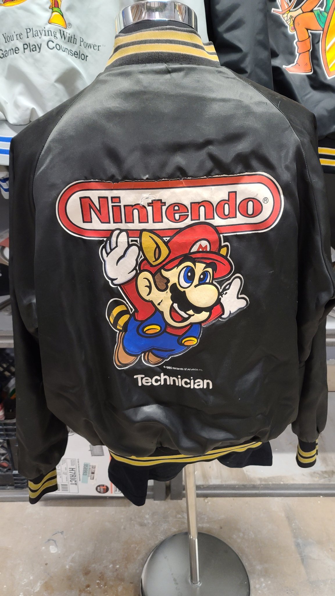 Art of Nintendo Power on X: "It arrived last night! Thrilled to add a  Technician Nintendo Employee Jacket to the collection. The same in every  way to the Game Play Counselor jackets