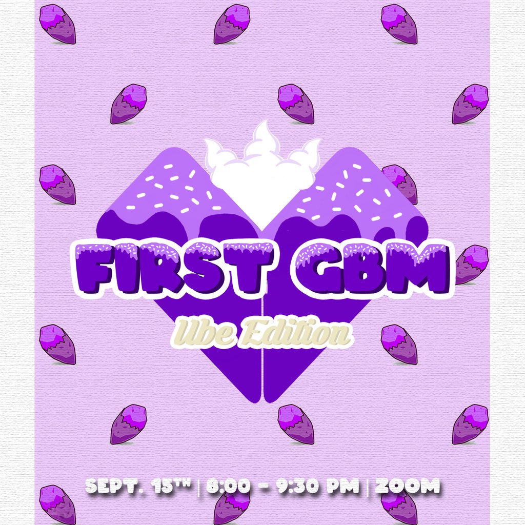 PUSOx3's tweet photo. Our 💜First GBM💜 will be taking place tomorrow at 8PM via ZOOM! U-BEtter be there to participate in fun activities and learn what PUSO is all about! 😁😁 Link to Facebook Event Page is down below! 👇 Zoom link will be posted there
.
https://t.co/ztQJ5kw3U1 https://t.co/wymVqVyqOn