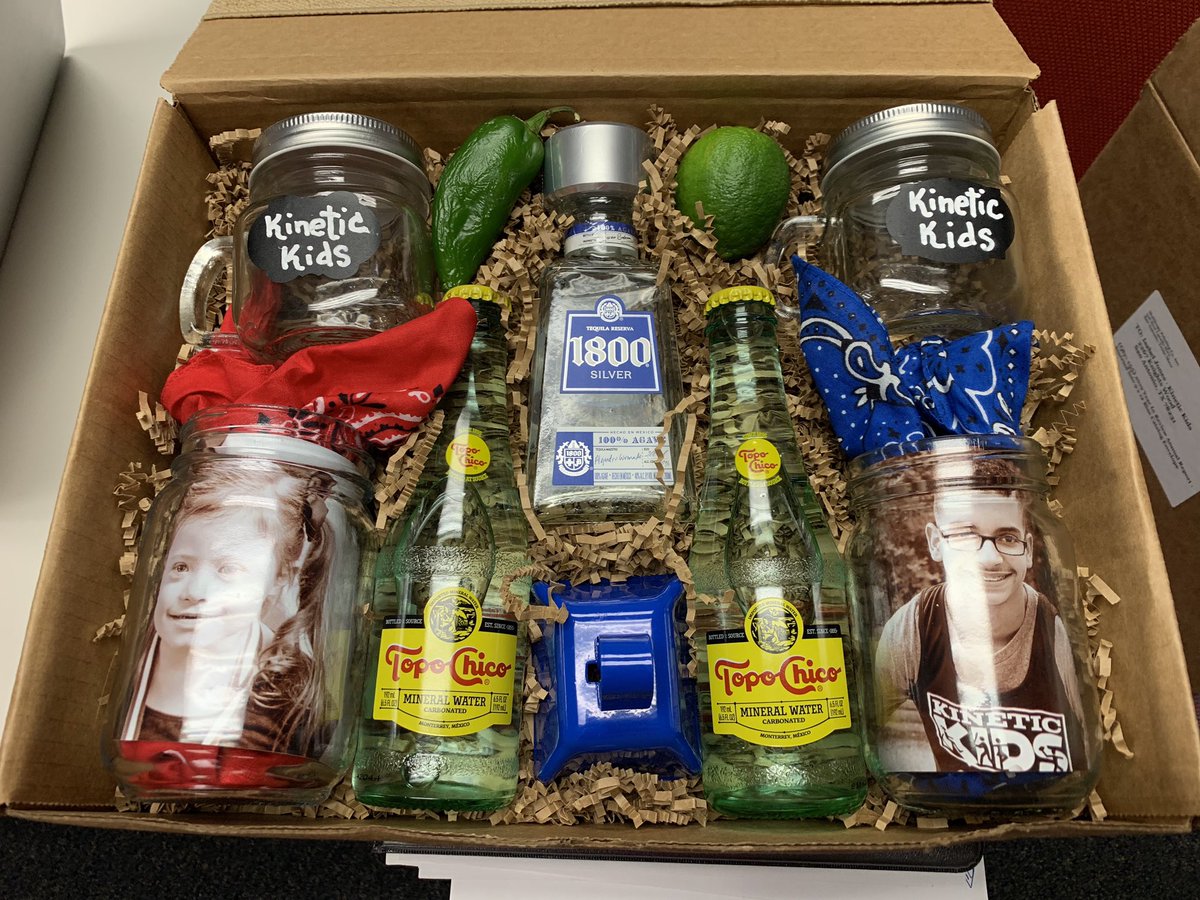 FontenotFam5's tweet image. Like most non-profits, @kinetickidstx pivoted to a 2020 virtual gala &amp;amp; it’s Thursday! Our sponsors &amp;amp; guests at home will enjoy delivery of our RanchWater gift boxes, dinner, TikTok videos dress up to PJs &amp;amp; an “ESPN” themed event.#CreativePivot #DoWhatYouGottaDo #JoinUs