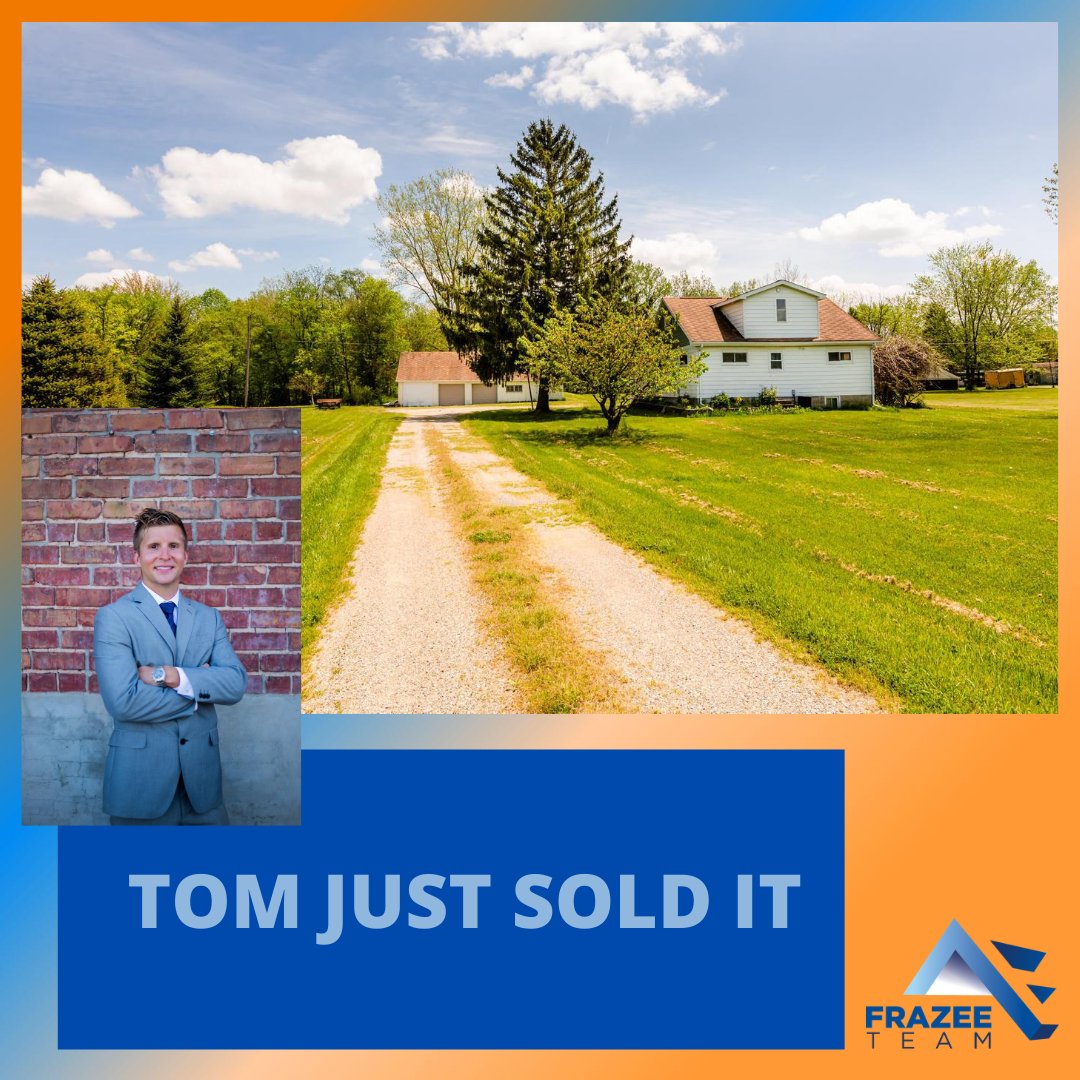 FrazeeTeamC21's tweet photo. CONGRATULATIONS Tom Fry on your first closing with the Frazee Team!! https://t.co/RTurcNilxL