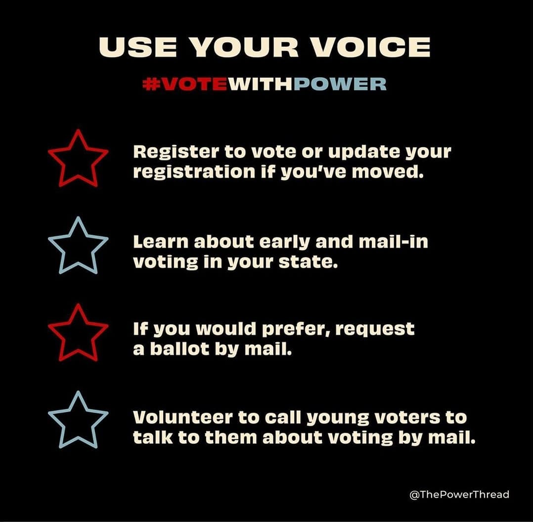 thepowerthread's tweet image. It's 50 days until the #election. For the next 50 days, we will be primarily posting content encouraging you and your friends to go out and #vote! Tag us in our hashtag #VoteWithPower to share your voting plan!⁠ 🗳️

#VoteWithPower graphic designed by @julia_grippo ⚡️⚡️⚡️