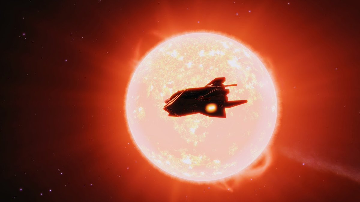 Myrzouick's tweet photo. L'espace. La galaxie pour seule frontière. J'ai découvert des planètes, traversé des nébuleuses, approché des trous noir et sauté d'étoiles en étoiles pendant des heures... #ASPExplorer @EliteDangerous https://t.co/GONHjBzZZC